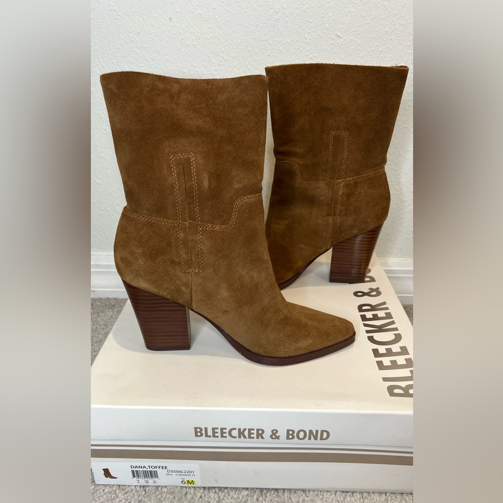 Bleeker and Bond Suede Booties